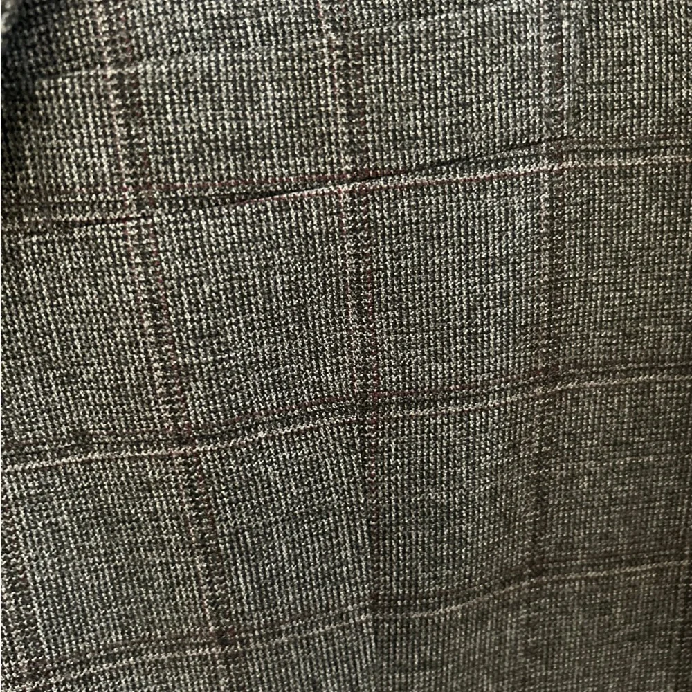 Jos. A.‎ Bank Comfort Stretch Slim Fit Plaid Knit Sportcoat 38R
